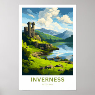 Affiche Imprimer Inverness Scotland Travel