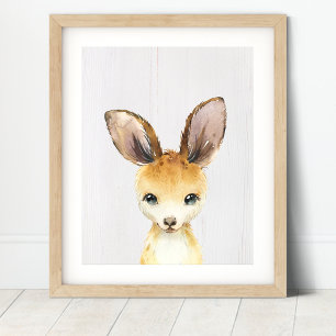 Affiche Imprimer Kangaroo Nursery Art