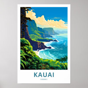Affiche Imprimer Kauai Hawaii Travel