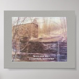 AFFICHE IMPRIMER LA MILL D'IMPRIMANTE WOLF