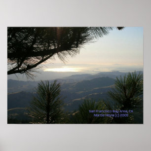 Affiche Imprimer la région de la baie de San Francisco - S