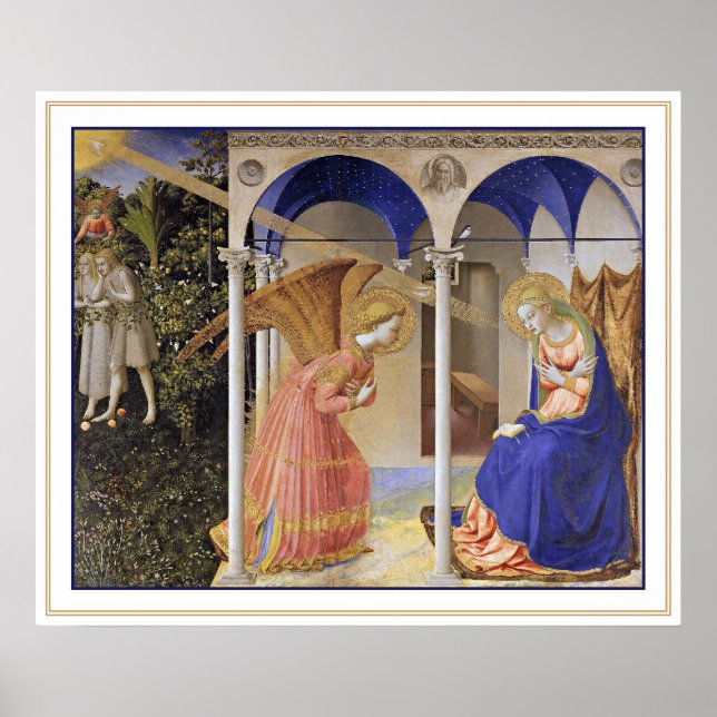 Affiche Imprimer : L'annonce de Fra Angelico (Devant)