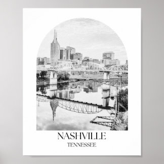 Affiche Imprimer l'arc du Tennessee de Nashville