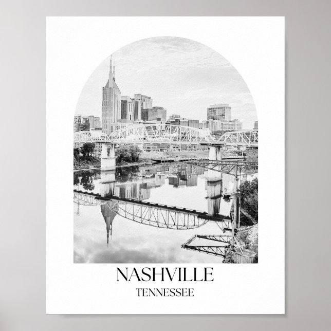 Affiche Imprimer l'arc du Tennessee de Nashville (Devant)