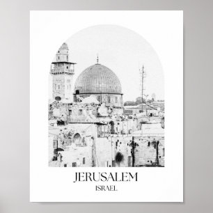 Affiche Imprimer l'arc Israël de Jérusalem