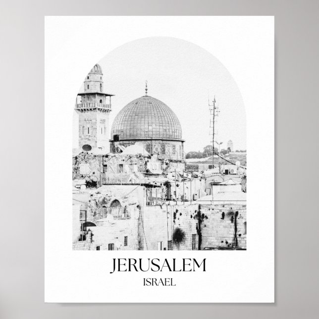 Affiche Imprimer l'arc Israël de Jérusalem (Devant)