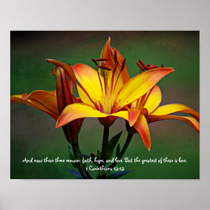 Affiche Imprimer l'art photographique de Trois Liliens