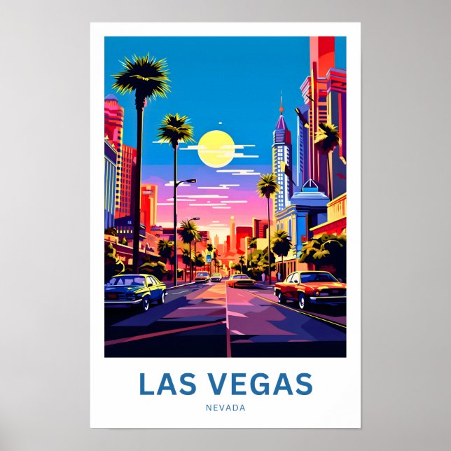 Affiche Imprimer Las Vegas Nevada Travel (Devant)