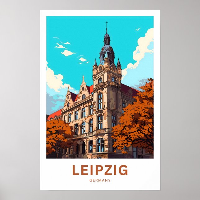 Affiche Imprimer Leipzig Allemagne (Devant)