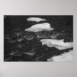 Affiche Imprimer les roches de glace