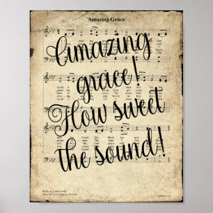 Affiche Imprimer l'hymne écrit par Grace Extraordinaire