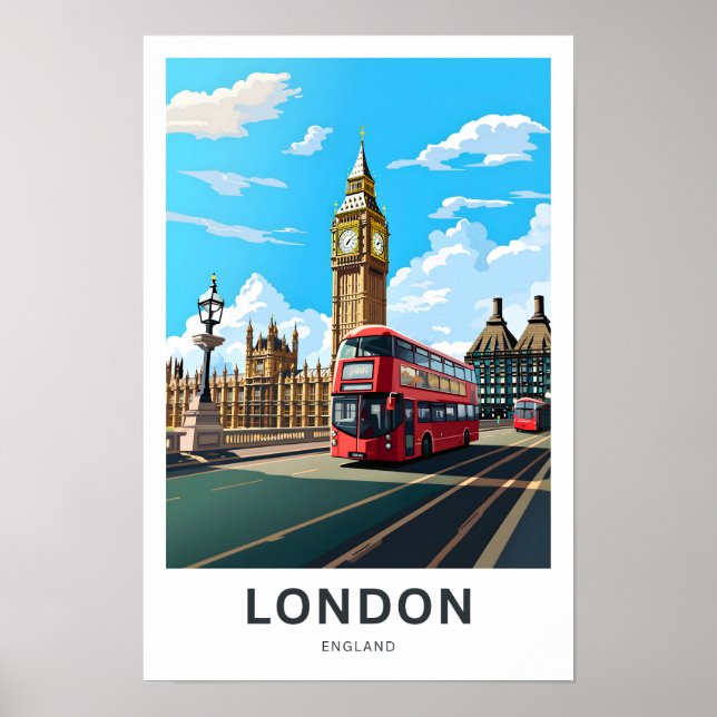 Affiche Imprimer Londres (Devant)