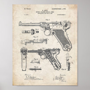 Affiche Imprimer Luger Pistol