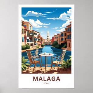 Affiche Imprimer Malaga Espagne