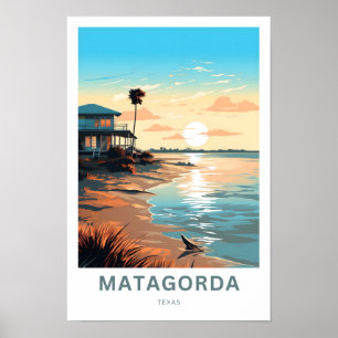Affiche Imprimer Matagorda Texas Travel