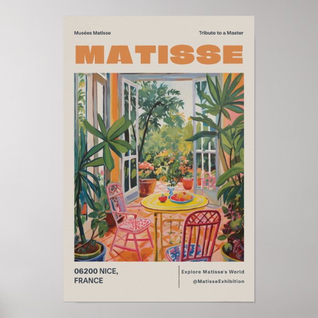 Affiche Imprimer Matisse Art Moderne (Devant)