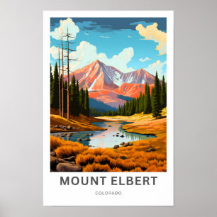 Affiche Imprimer Mont Elbert Colorado