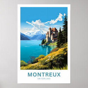 Affiche Imprimer Montreux Suisse