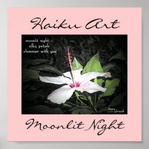 Affiche Imprimer Moonlit Night Haiku
