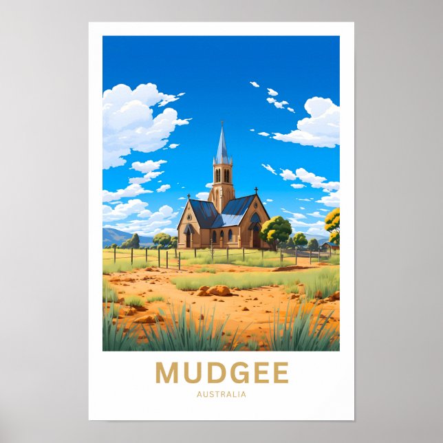 Affiche Imprimer Mudgee Australie Travel (Devant)