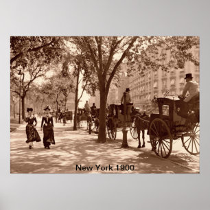 Affiche Imprimer New York 1900