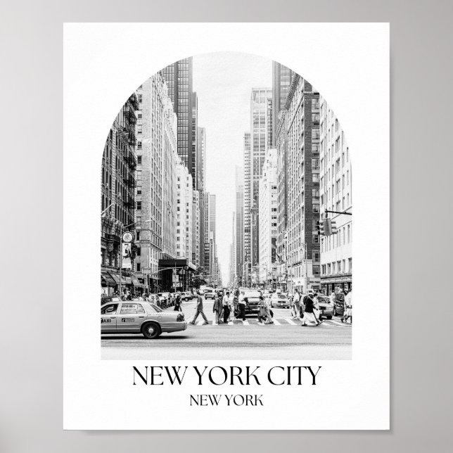 Affiche Imprimer New York City New York (Devant)