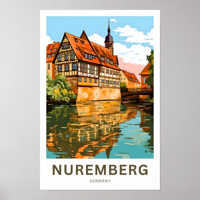 Affiche Imprimer Nuremberg Allemagne (Devant)