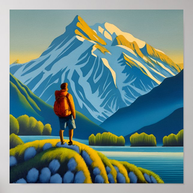 Affiche Imprimer, Papier d'affiche de valeur (Matte) (Devant)