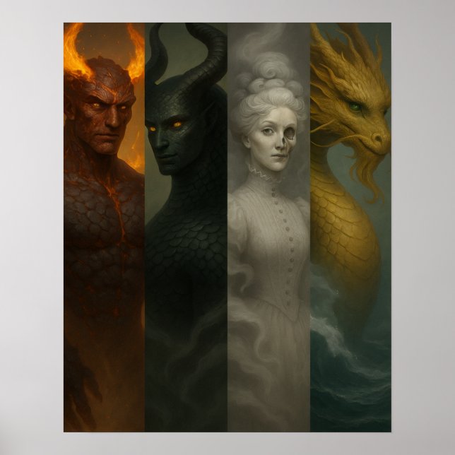 Affiche Imprimer, Papier d'affiche de valeur (Matte) (Devant)