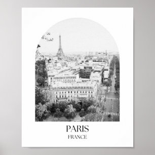 Affiche Imprimer Paris France Arc