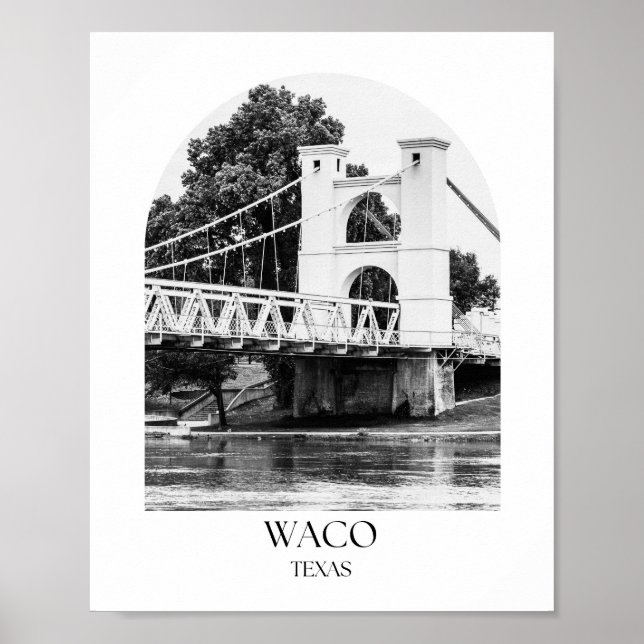 Affiche Imprimer photo Waco Texas Arch (Devant)