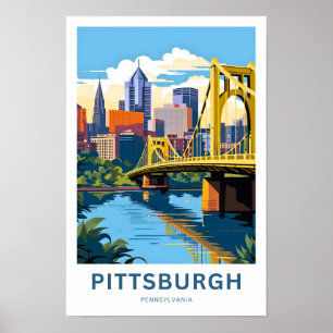 Affiche Imprimer Pittsburgh Pennsylvania Travel