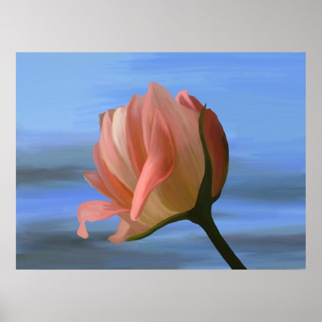 Affiche Imprimer Rose (Devant)