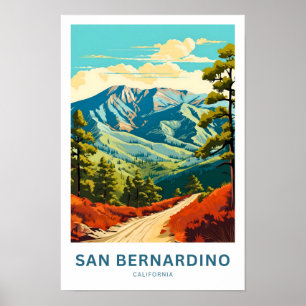 Affiche Imprimer San Bernardino California Travel