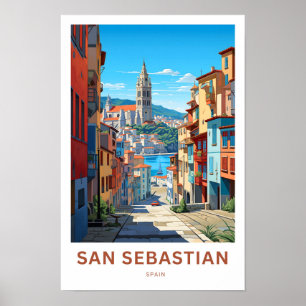 Affiche Imprimer San Sebastian Espagne