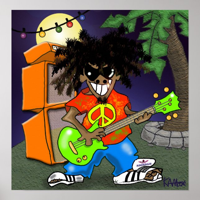 Affiche Imprimer "Spank de Plank" - par Kev Moore (Devant)