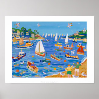 Affiche Imprimer : Sunday Sailing, Fowey, Cornwall