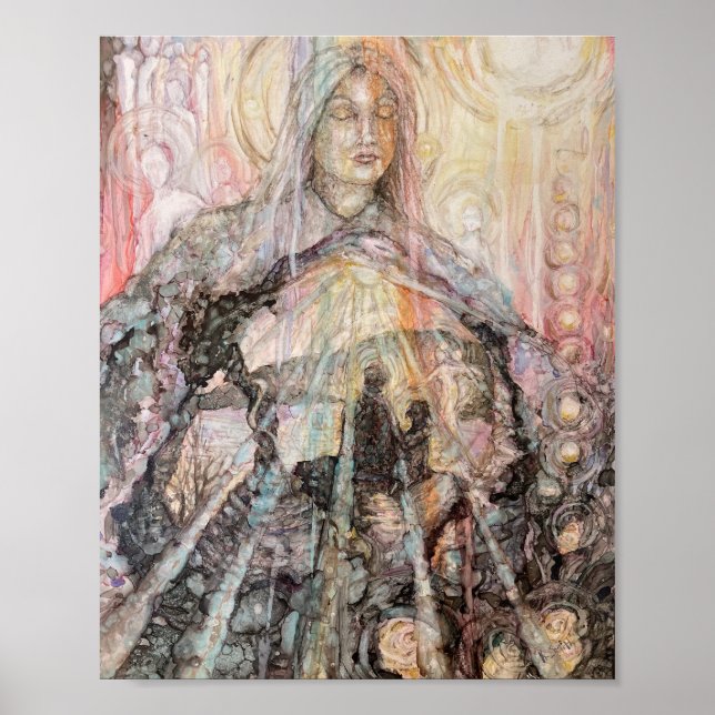 Affiche Imprimer "Temple intérieur" (Devant)