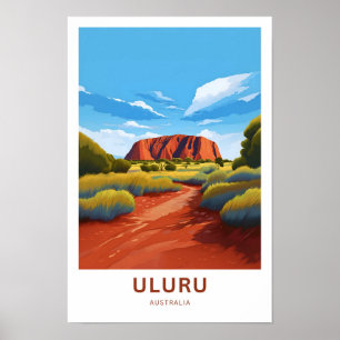Affiche Imprimer Uluru Australia Travel