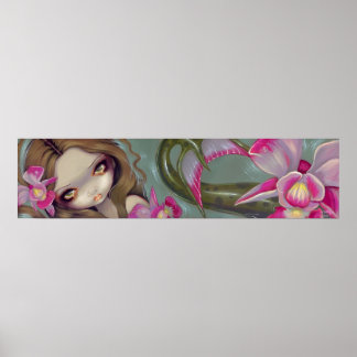 Affiche Imprimer une sirène d'orchidée délicate