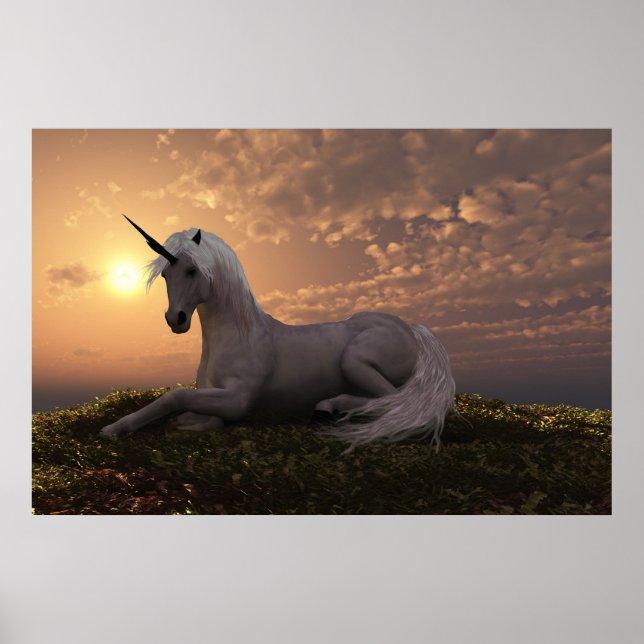 AFFICHE IMPRIMER UNICORN (Devant)