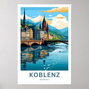 Affiche Imprimer Voyage Allemagne Koblenz