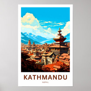 Affiche Imprimer Voyage de Katmandou Népal