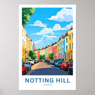 Affiche Imprimer voyage de Notting Hill Londres