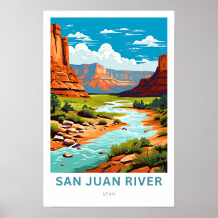 Affiche Imprimer voyage de San Juan River Utah