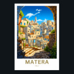 Affiche Imprimer voyage Matera Italie<br><div class="desc">Belle impression moderne célébrant Matera Italie.</div>