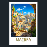 Affiche Imprimer voyage Matera Italie<br><div class="desc">Belle impression moderne célébrant Matera Italie.</div>