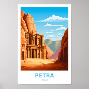 Affiche Imprimer voyage Petra Jordan