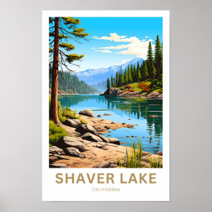 Affiche Imprimer voyage Shaver Lake California