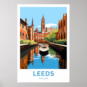 Affiche Imprimer Voyages Leeds Angleterre